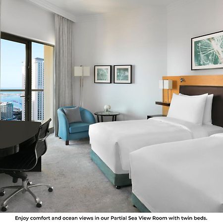 Moevenpick Hotel Jumeirah Beach Дубай Екстер'єр фото Partial Sea View Room